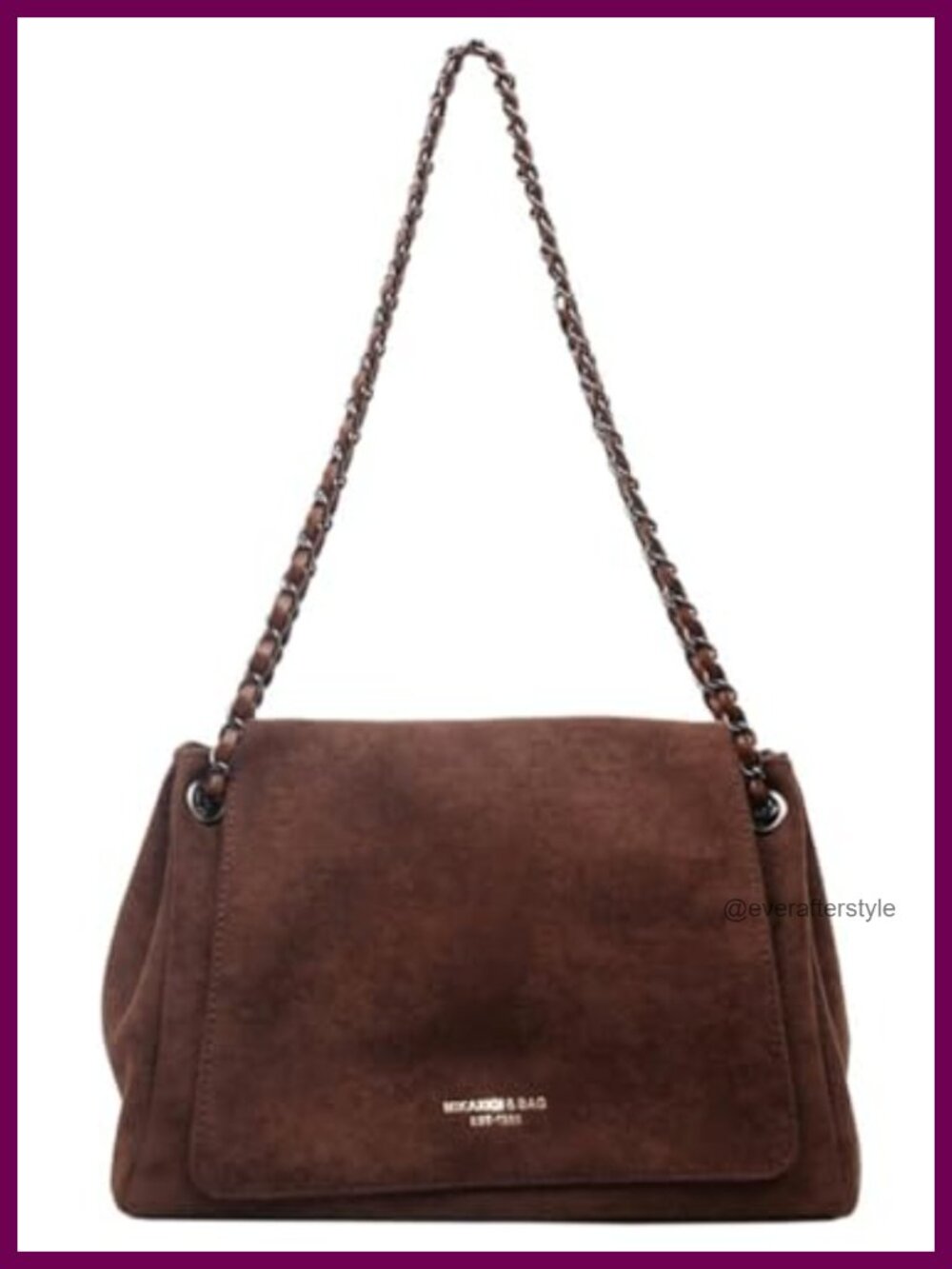Faux Suede Hobo Shoulder Bag Slouchy Top Handle Handbag Fall Winter